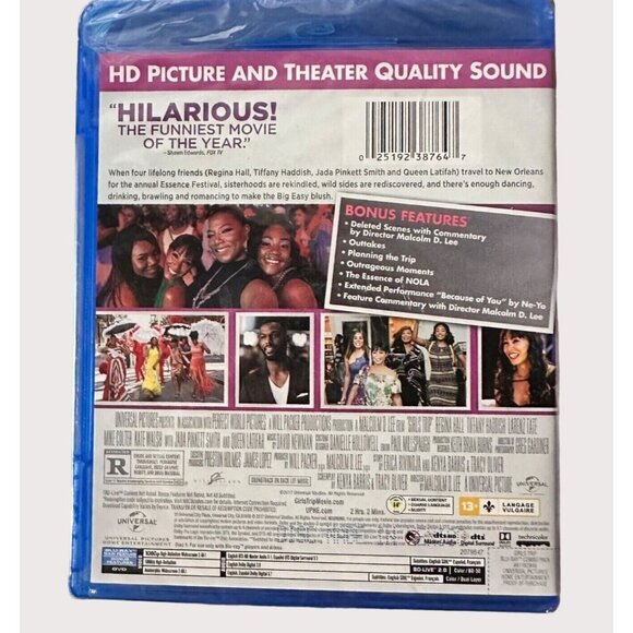 Girls Trip [Blu-ray+DVS+Digital] NIP Fun Girls Night Movie Comedy Bonus Features - Picture 3 of 4